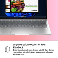 HP EliteBook 6 G1i Intel Core Ultra 5 225U Laptop 33.8 cm (13.3") WUXGA 16 GB DDR5-SDRAM 512 GB SSD Wi-Fi 7 (802.11be) Windows 11 Pro AI PC Silver