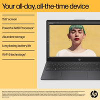 HP 15-fc0051na AMD Ryzen™ 7 5825U Laptop 39.6 cm (15.6") Full HD 16 GB DDR4-SDRAM 512 GB SSD Wi-Fi 6 (802.11ax) Windows 11 Home Silver