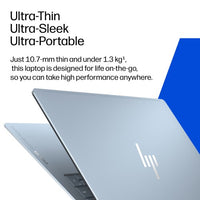 HP OmniBook Ultra Laptop Next Gen AI 14-kg0002nax Copilot+ PC 35.6 cm (14") Touchscreen 2K 16 GB LPDDR5x-SDRAM 512 GB SSD Wi-Fi 7 (802.11be) Windows 11 Home Blue, Grey