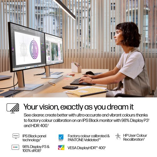8J9E6AA | HP Series 7 Pro 27 inch QHD Thunderbolt 4 Monitor - 727pu