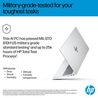 HP OmniBook 7 AI 16-ay0003na Intel Core Ultra 5 225H Laptop 40.6 cm (16") 2K 16 GB DDR5-SDRAM 1 TB SSD Wi-Fi 6E (802.11ax) Windows 11 Home AI PC Silver