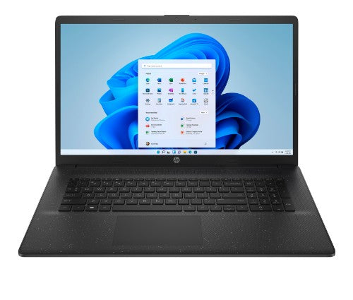 BM2X8EA#ABU | HP 17-cn3008na Intel® N N100 Laptop 43.9 cm (17.3") Full HD 4 GB DDR4-SDRAM 128 GB UFS Wi-Fi 6 (802.11ax) Windows 11 Home in S mode Black