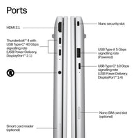 HP EB8G2I14AI U7 355 14 16GB/512 PC Copilot+ PC Intel Core Ultra 7 Laptop 35.6 cm (14") WUXGA DDR5-SDRAM 512 GB SSD Wi-Fi 7 (802.11be) Windows 11 Pro Silver