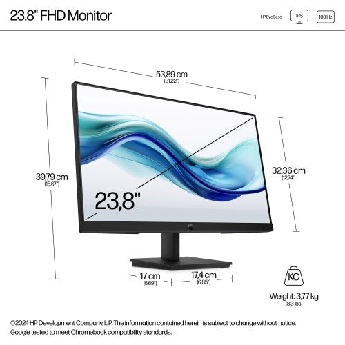 9U5J5UT#ABU | HP Series 3 Pro 23.8 inch FHD Monitor - 324pf