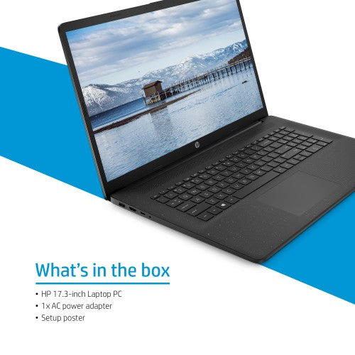 BM2X7EA#ABU | HP Laptop 17-cn3007na Intel® N i3-N305 43.9 cm (17.3") Full HD 8 GB DDR4-SDRAM 512 GB SSD Wi-Fi 6 (802.11ax) Windows 11 Home Silver