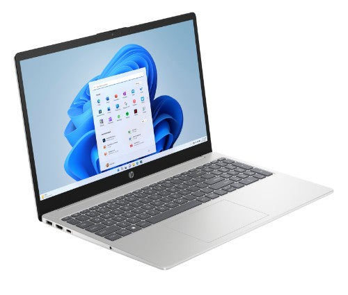 BM2W8EA#ABU | HP 15-fd0073na Intel® Core™ i3 i3-N305 Laptop 39.6 cm (15.6") Full HD 8 GB DDR4-SDRAM 512 GB SSD Wi-Fi 6 (802.11ax) Windows 11 Home Silver