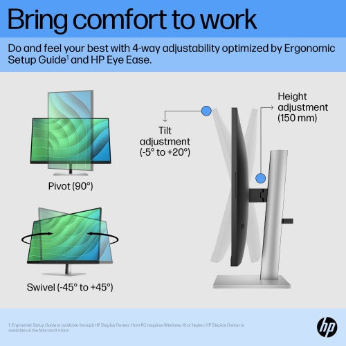 6N4E2AA#ABU | HP E27 G5 FHD Monitor