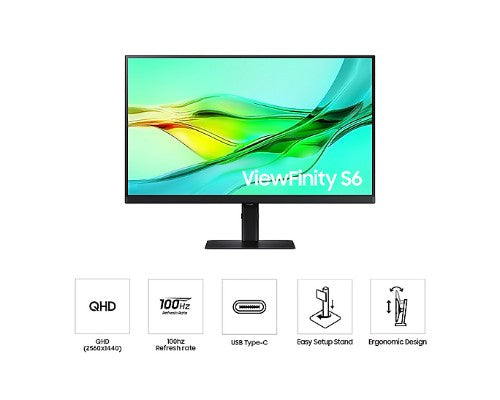 LS27D600UAUXXU | Samsung LS27D600UAU computer monitor 68.6 cm (27") 2560 x 1440 pixels Quad HD Black