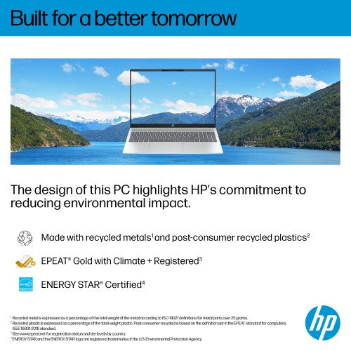 HP OmniBook 5 Laptop 16-bc1006nax 40.6 cm (16") 2K 8 GB LPDDR5-SDRAM 512 GB SSD Wi-Fi 6 (802.11ax) Windows 11 Home Silver