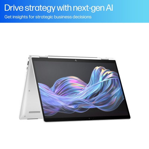 HP EliteBook X Flip G1i 14 inch Notebook Next Gen AI PC Wolf Pro Security Edition Copilot+ PC Intel Core Ultra 7 258V Hybrid (2-in-1) 35.6 cm (14") Touchscreen WUXGA 32 GB LPDDR5x-SDRAM 512 GB SSD Wi-Fi 7 (802.11be) Windows 11 Pro Silver