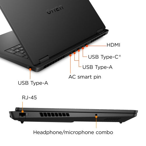 C53N3EA#ABU | HP OMEN Gaming 17-db1006na Copilot+ PC AMD Ryzen™ AI 7 350 Laptop 43.9 cm (17.3") Quad HD 32 GB DDR5-SDRAM 1 TB SSD NVIDIA GeForce RTX 5070 Wi-Fi 6E (802.11ax) Windows 11 Home Black