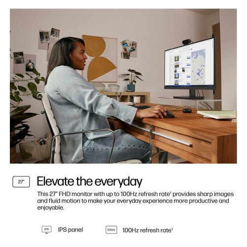 B0CG3UT#ABU | HP Series 3 Pro 27 inch FHD Monitor - 327pf
