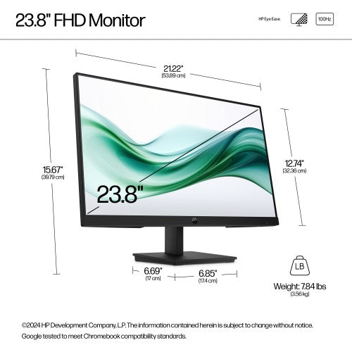 9U5C1AA#ABU | HP Series 3 Pro 23.8 inch FHD Monitor - 324pv