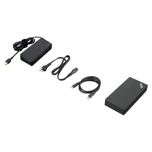 40AY0135UK | Lenovo 40AY0135UK laptop dock/port replicator Wired USB 3.2 Gen 1 (3.1 Gen 1) Type-C Black