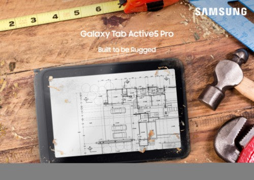 SM-X356BZGEEEB | Samsung Galaxy Tab Active5 Pro Active5 Pro 5G Enterprise Edit Snapdragon LTE 256 GB 25.6 cm (10.1") 8 GB Wi-Fi 6 (802.11ax) Android 15 Green
