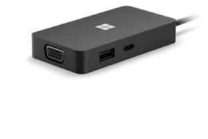 1E4-00002 | Microsoft 1E4-00002 laptop dock/port replicator Black