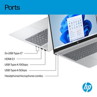 HP OmniBook 5 Laptop 16-ba1007nax Intel® Core™ i7 40.6 cm (16") 2K 16 GB LPDDR5x-SDRAM 512 GB SSD Wi-Fi 6 (802.11ax) Windows 11 Home Silver