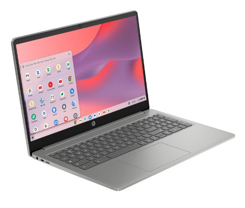 HP Chromebook 15a-nb0004na Intel® Core™ i3 i3-N305 39.6 cm (15.6") Full HD 8 GB LPDDR5-SDRAM 256 GB Flash Wi-Fi 6 (802.11ax) ChromeOS Silver