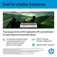 HP OmniBook 7 AI 16-ay0003na Intel Core Ultra 5 225H Laptop 40.6 cm (16") 2K 16 GB DDR5-SDRAM 1 TB SSD Wi-Fi 6E (802.11ax) Windows 11 Home AI PC Silver