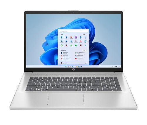 BM2X7EA#ABU | HP Laptop 17-cn3007na Intel® N i3-N305 43.9 cm (17.3") Full HD 8 GB DDR4-SDRAM 512 GB SSD Wi-Fi 6 (802.11ax) Windows 11 Home Silver