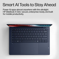 HP DK4D8AT laptop Copilot+ PC 35.6 cm (14") WUXGA 32 GB LPDDR5x-SDRAM 1 TB SSD Wi-Fi 7 (802.11be) Windows 11 Pro Blue