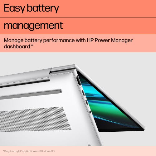 A26T2EA#ABU | HP EliteBook G11 Intel Core Ultra 7 155H Laptop 35.6 cm (14") Touchscreen WUXGA 16 GB LPDDR5x-SDRAM 512 GB SSD Wi-Fi 7 (802.11be) Windows 11 Pro AI PC Silver