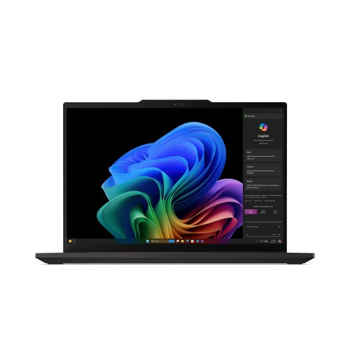 21N10026UK | Lenovo ThinkPad T14s Gen 6 (Snapdragon) Copilot+ PC X1P-42-100 Laptop 35.6 cm (14") WUXGA 16 GB LPDDR5x-SDRAM 512 GB SSD Wi-Fi 7 (802.11be) Windows 11 Pro UK English Black