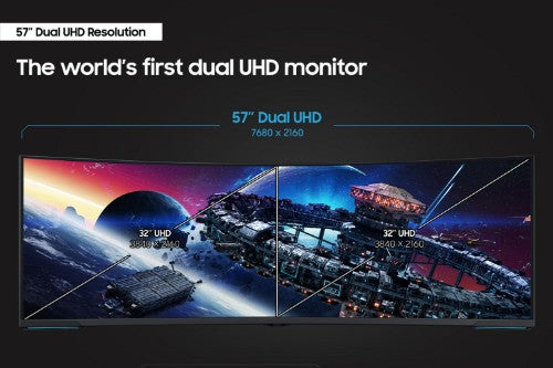 LS57CG952NUXXU | Samsung 57" G95NC Odyssey Neo G9 240Hz Dual UHD Monitor