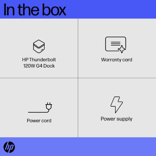 4J0A2AA#ABU | HP Thunderbolt Dock 120W G4