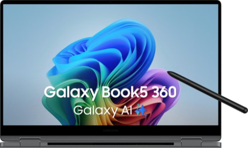 NP754QHA-KG1UK | Samsung Galaxy Book5 360 NP754QHA-KG1UK laptop Intel Core Ultra 7 258V Hybrid (2-in-1) 39.6 cm (15.6") Touchscreen Full HD 32 GB LPDDR5x-SDRAM 512 GB SSD Wi-Fi 7 (802.11be) Windows 11 Pro UK English Grey