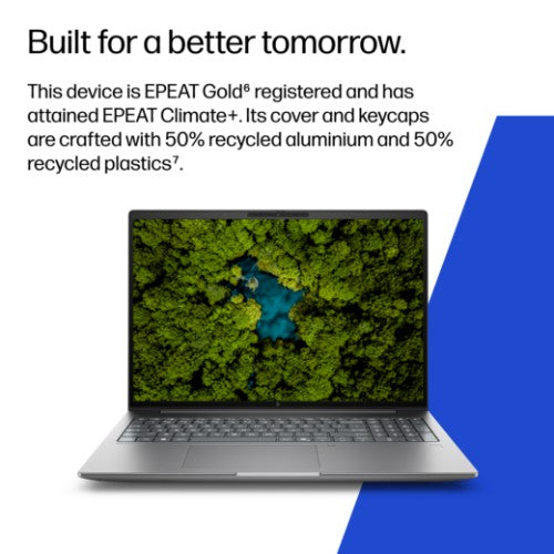 HP ZBook X G2i 16 inch Mobile Workstation PC Wolf Pro Security Edition - Data Science Copilot+ PC Intel Core Ultra 7 356H 40.6 cm (16") WUXGA 32 GB DDR5-SDRAM 1 TB SSD Wi-Fi 7 (802.11be) Windows 11 Pro AI Workstation, AI PC Silver