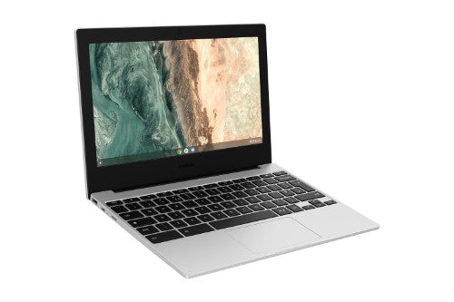 XE310XDA-KA1UK | Samsung Galaxy Chromebook Go Intel® Celeron® N4500 29.5 cm (11.6") HD 4 GB LPDDR4x-SDRAM 64 GB eMMC Wi-Fi 6 (802.11ax) ChromeOS Silver