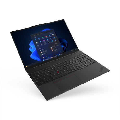 22AY0032UK | Lenovo ThinkPad E16 Gen 3 (Intel) Copilot+ PC Intel Core Ultra 5 226V Laptop 40.6 cm (16") WUXGA 16 GB LPDDR5x-SDRAM 512 GB SSD Wi-Fi 6E (802.11ax) Windows 11 Pro English Black