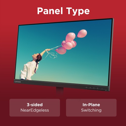 68C2KAC1UK | Lenovo 68C2KAC1UK computer monitor 60.5 cm (23.8") 1920 x 1080 pixels Full HD LCD Black