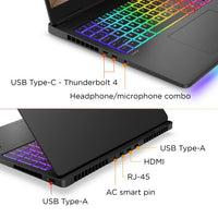 HP OMEN MAX Gaming 16-ak0000na Copilot+ PC AMD Ryzen AI 9 375 Laptop 40.6 cm (16") WQXGA 32 GB DDR5-SDRAM 1 TB SSD NVIDIA GeForce RTX 5080 Wi-Fi 7 (802.11be) Windows 11 Home Black