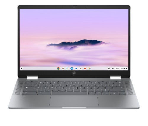 D77G1EA#ABU | HP Chromebook x360 14b-cd0009nax Intel® Core™ i3 i3-N305 35.6 cm (14") Touchscreen Full HD 8 GB LPDDR5-SDRAM Wi-Fi 6 (802.11ax) ChromeOS Silver