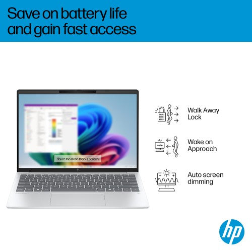 BG3D6EA#ABU | HP OmniBook 7 Aero 13-bg1001na Copilot+ PC AMD Ryzen™ AI 7 350 Laptop 33.8 cm (13.3") WQXGA 16 GB LPDDR5x-SDRAM 1 TB SSD Wi-Fi 6 (802.11ax) Windows 11 Home Silver