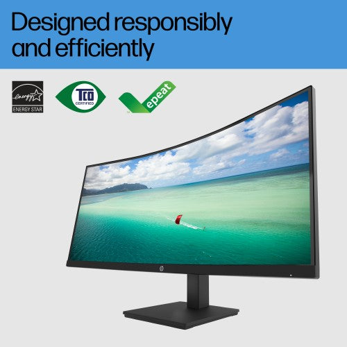 21Y56AA#ABU | HP P34hc G4 WQHD USB-C Curved Monitor