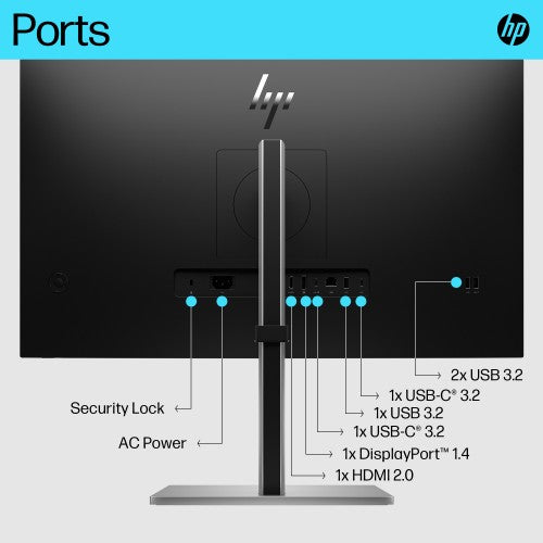 6N4C4AA#ABU | HP E-Series E27k G5 4K USB-C Monitor