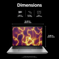 HP ZBook Fury G11 Intel® Core™ i9 i9-14900HX Mobile workstation 40.6 cm (16") WQUXGA 64 GB DDR5-SDRAM 2 TB SSD NVIDIA RTX 5000 Ada Wi-Fi 7 (802.11be) Windows 11 Pro AI Workstation, AI PC Silver
