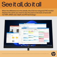 HP E-Series E24 G5 FHD No Stand Monitor