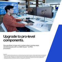 HP ZBook 8 G1ak Wolf Pro Security Edition Copilot+ PC AMD Ryzen AI 7 PRO PRO 350 Mobile workstation 35.6 cm (14") WQXGA 64 GB DDR5-SDRAM 1 TB SSD Wi-Fi 7 (802.11be) Windows 11 Pro AI Workstation, AI PC Silver