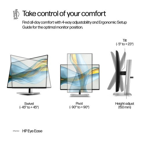 9D9A7AA#ABU | HP Series 5 Pro 24 inch WUXGA Monitor - 524pn