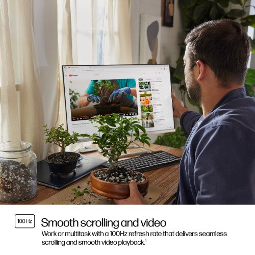HP Series 5 27 inch FHD Monitor with Speakers - 527sa