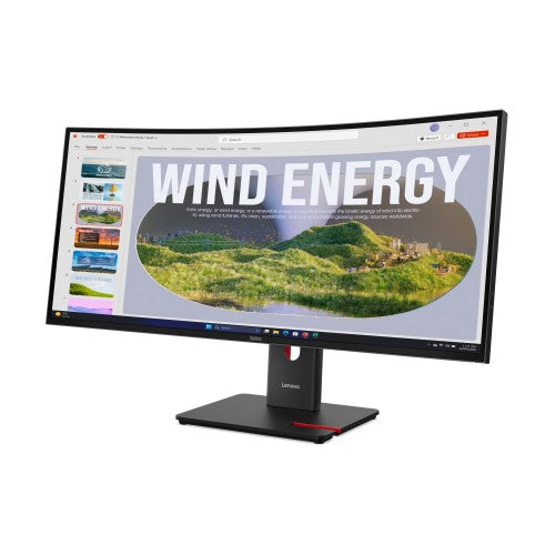 64AEGAT1UK | Lenovo ThinkVision T34WD-40 Monitor