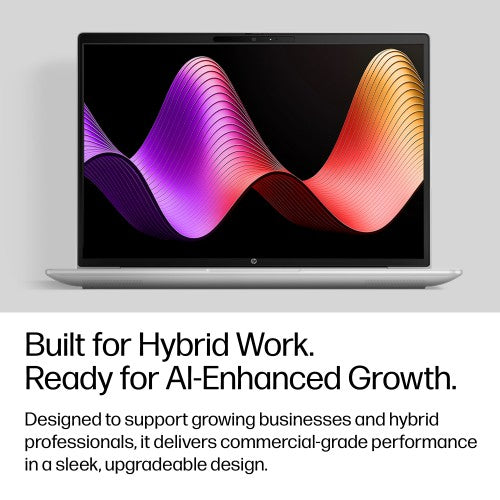 HP ProBook 4 G2i 14 inch Notebook Next Gen AI PC Wolf Pro Security Edition Copilot+ PC Intel Core Ultra 7 Laptop 35.6 cm (14") WUXGA 16 GB DDR5-SDRAM 512 GB SSD Wi-Fi 7 (802.11be) Windows 11 Pro Silver