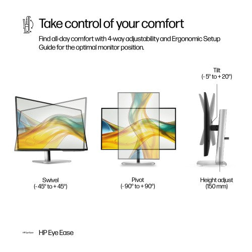 9D9S0UT#ABU | HP Series 5 Pro 27 inch QHD Monitor - 527pq