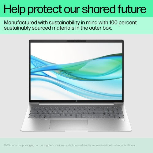 HP ProBook 440 G11 Intel Core Ultra 5 125U Laptop 35.6 cm (14") WUXGA 16 GB DDR5-SDRAM 512 GB SSD Wi-Fi 6E (802.11ax) Windows 11 Pro AI PC Silver