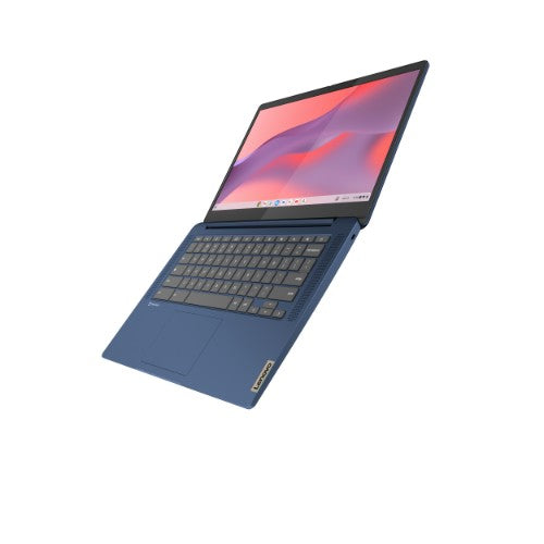 82XJ001AUK | Lenovo IdeaPad IP Slim 3 Chrome 14M868 MediaTek Kompanio 520 Chromebook 35.6 cm (14") Full HD 4 GB LPDDR4x-SDRAM 64 GB eMMC Wi-Fi 6 (802.11ax) ChromeOS UK English Blue