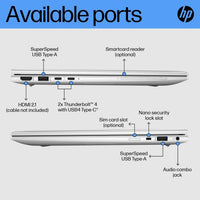 HP EliteBook 830 G10 Intel® Core™ i5 i5-1335U Laptop 33.8 cm (13.3") WUXGA 8 GB LPDDR5-SDRAM 256 GB SSD Wi-Fi 6E (802.11ax) Windows 11 Pro Silver